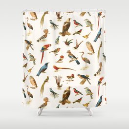 Twenty Two Birds Shower Curtain