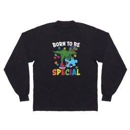 Born To Be Special Autism Awareness Long Sleeve T-shirt