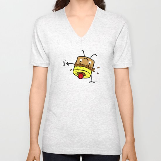 Pineapple Upside Down Cake Unisex V-Neck