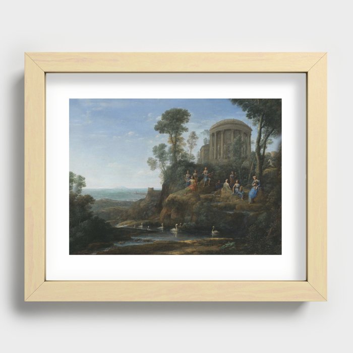  Apollo and the Muses  - Claude Lorrain Recessed Framed Print