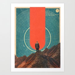 The only Compass is Observance Art Print