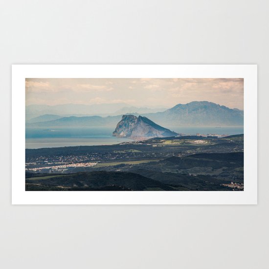 Rock of Gibraltar Art Print