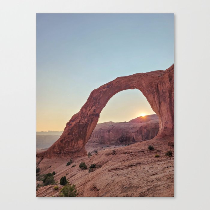Crisp Desert Sunset Canvas Print