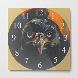 First Flight: Immature Bald Eagle Metal Print | Wildlife, Bald Eagle, Bird, Expressionism, Painting, Birds, Eyes, Raptors, Eagle, Nature 