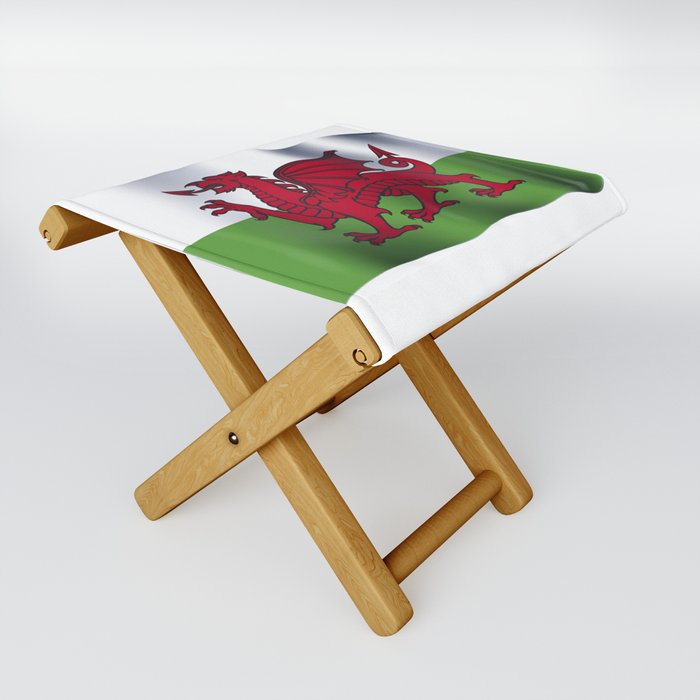 Wales flag Folding Stool