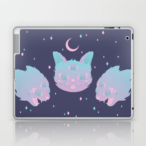 Pastel Cat Laptop & iPad Skin