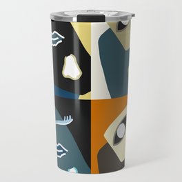 When I'm lost in thought patchwork 2 Travel Mug