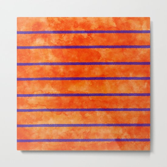 Summer in Orange Metal Print