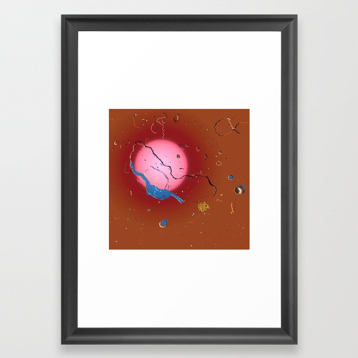 The Space Framed Art Print