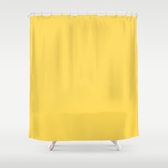 Color Mustard Shower Curtain By Kultjers Society6