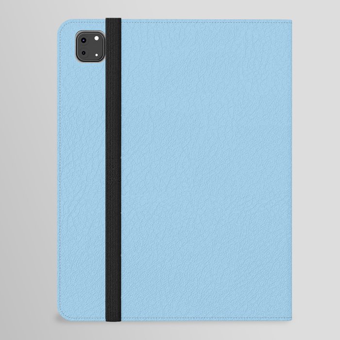 Desert Sky Blue bright light pastel azure solid color modern abstract pattern  iPad Folio Case