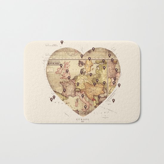 Love to Travel Bath Mat