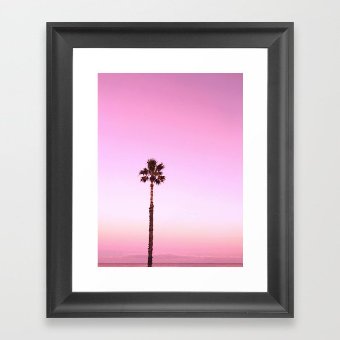 Stand out - twilight pink Framed Art Print