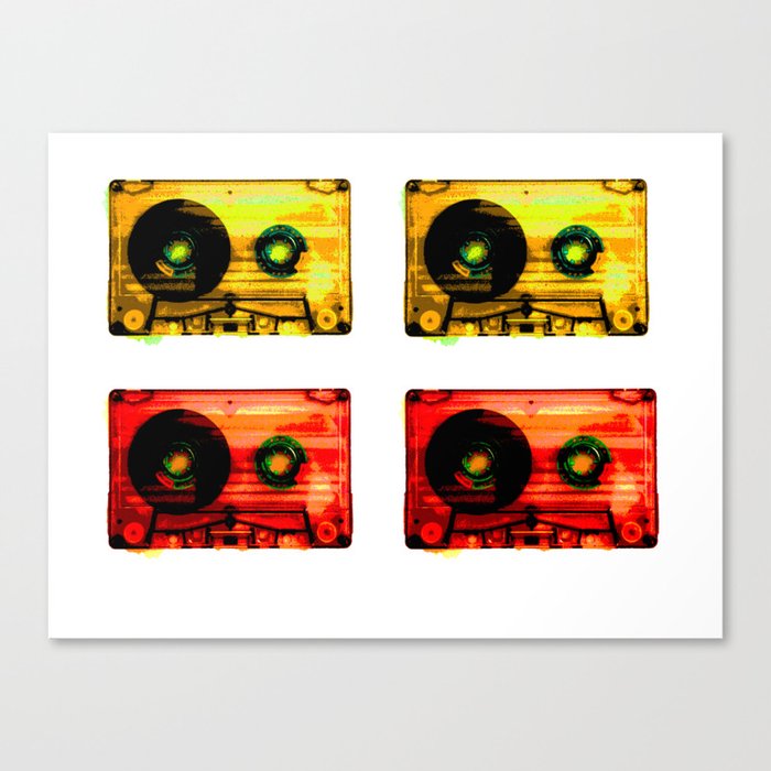 SUNNY TAPES Canvas Print