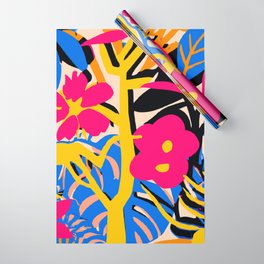 Jungle Life Pop Art Matisse Cut Outs Inspiration Wrapping Paper