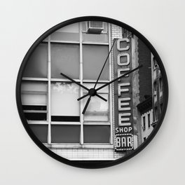 New York Coffee Shop Wall Clock