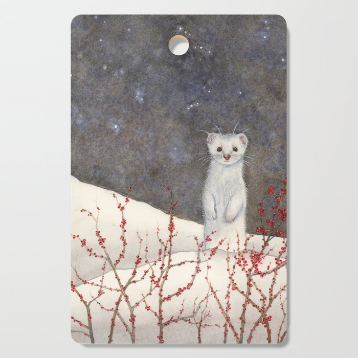 White Ermine Cutting Board