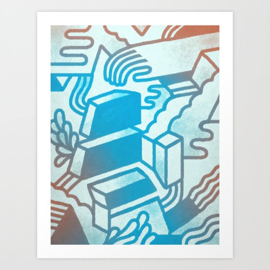 Building Blocks Art Print