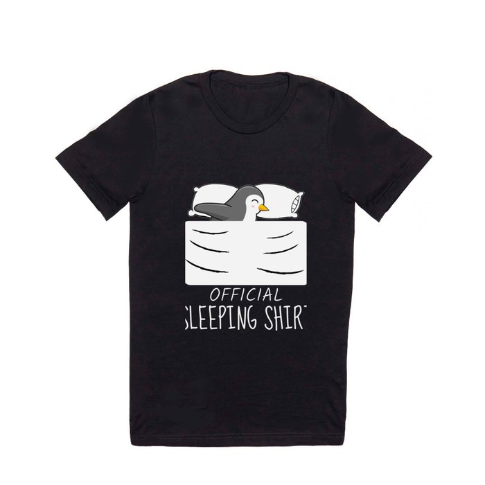 Official Sleeping Shirt Sleeping Penguin T Shirt