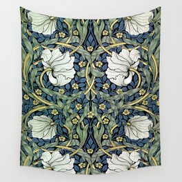 Pimpernel Blue by William Morris Wall Tapestry