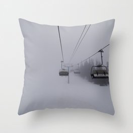 Into the unknown Throw Pillow