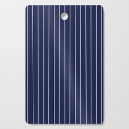 Navy Blue with White Pinstripes Cutting Board | Stripe, Royal, Business, Graphicdesign, Havocgirl, Stripes, White, Suit, Pattern, Patterns 