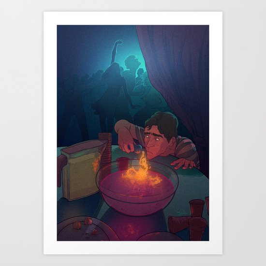 The love potion Art Print