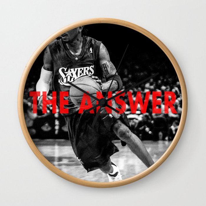 Allen Iverson- The Answer Wall Clock