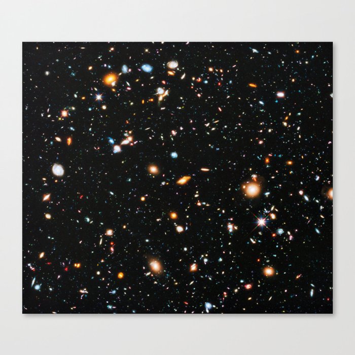 Hubble Extreme Deep Field (UV) Canvas Print