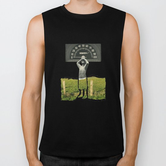 Don't Let The Speed Of Time, Fence You In...... Biker Tank