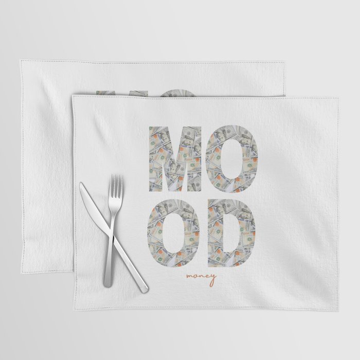 MOOD Money Placemat