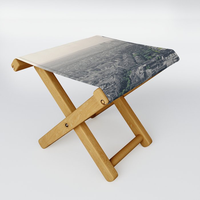 Panoramic View of Paris Folding Stool