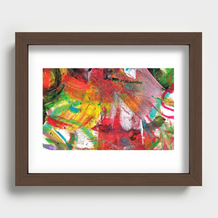 Artistic textures Recessed Framed Print