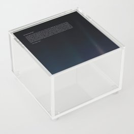 The Pale Blue Dot  Acrylic Box