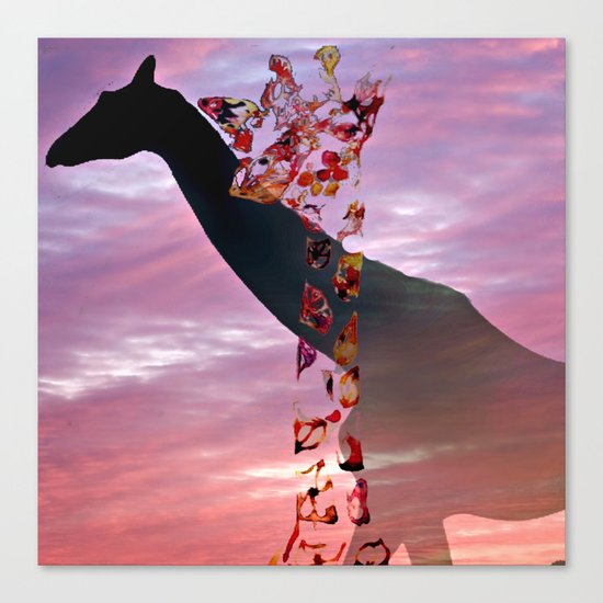 Goodnight Giraffes Canvas Print