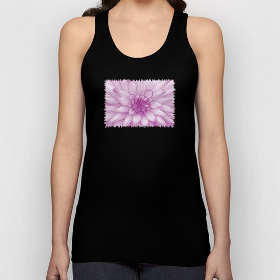 Dahlia Radiant Orchid - JUSTART © Unisex Tank Top