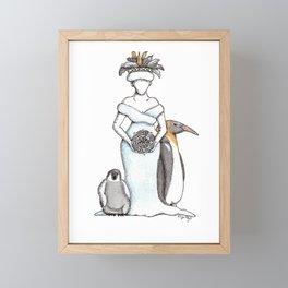 Penguin Queen Framed Mini Art Print