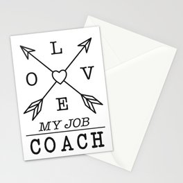 Coach profession Stationery Card