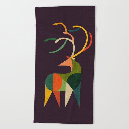 Antler Beach Towel