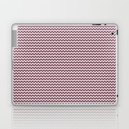 Purple and White Chevron Horizontal Line Pattern Pairs DE 2022 Popular Color Mahogany Cherry DE5020 Laptop Skin