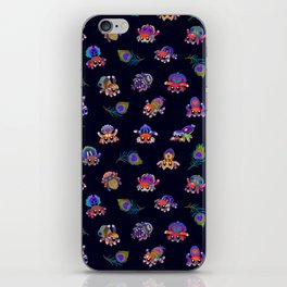 Peacock spider iPhone Skin