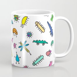 Mini Bugs and Mini Beasts Cute Fun Cool Pattern Coffee Mug