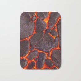 " Global: 2022/today - Lava on the Volcano ...  Bath Mat