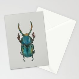 Watercolour Beetle 1/3 Stationery Cards