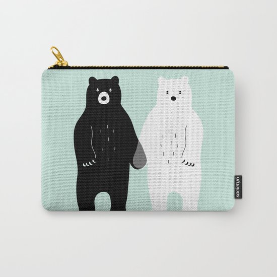 Gray Carry-All Pouch