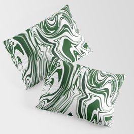 Royal green marble design Pillow Sham