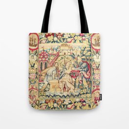 Susanna and the Elders 16th Century German Tapestry Print Tote Bag
