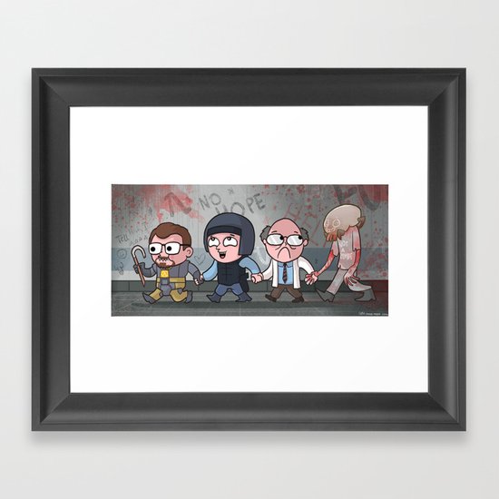 A Stroll trough Black Mesa Framed Art Print