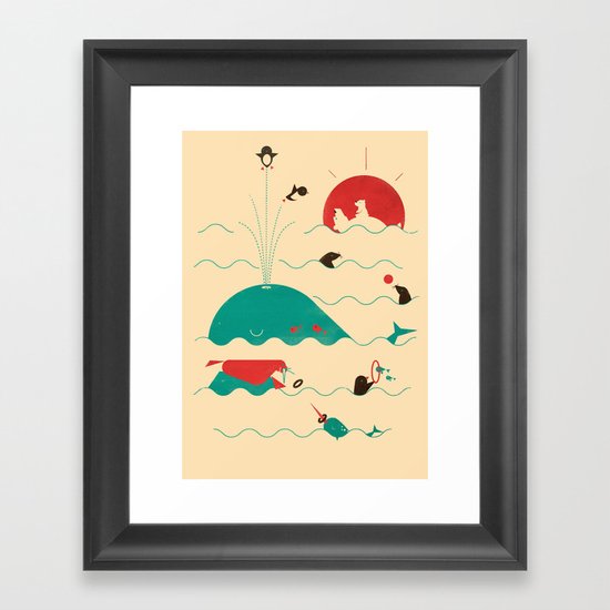 Arctic Playground Framed Art Print