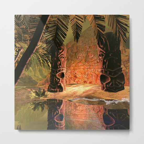 The magical temple Metal Print